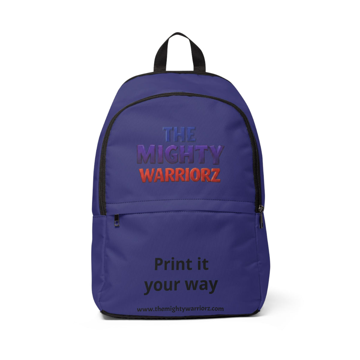 Mighty Warriorz Backpack – Customizable Fabric School & Travel Bag