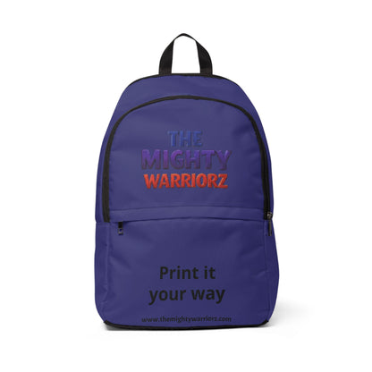 Mighty Warriorz Backpack – Customizable Fabric School & Travel Bag