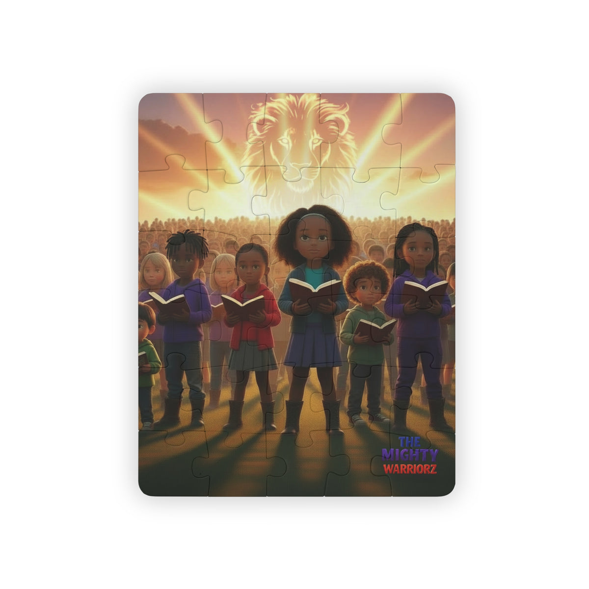 Children Choir with Lion Sunburst Kids Puzzle | 30-Piece Puzzle