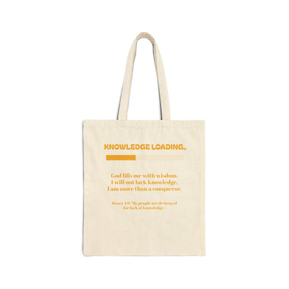 Cotton Canvas Tote Bag