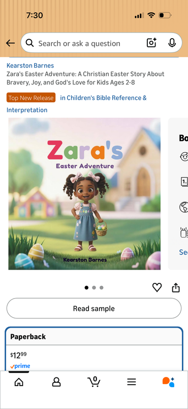 Zara's Easter Adventure